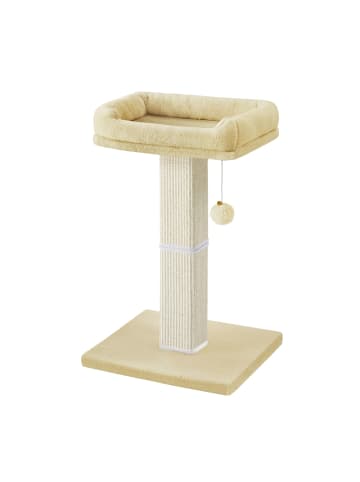 Feandrea Katzenbaum Clawfy in Beige - (B)40 x (H)71 x (T)45 cm