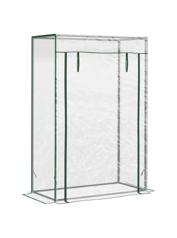 Outsunny Foliengewächshaus 100L x 50B x 150H cm Transparent