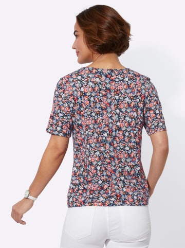 WITT WEIDEN Shirt in marine-flamingo-bedruckt