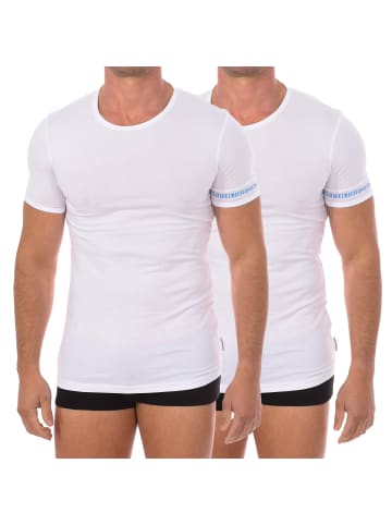 Bikkembergs 2er-Set: Unterhemd in White