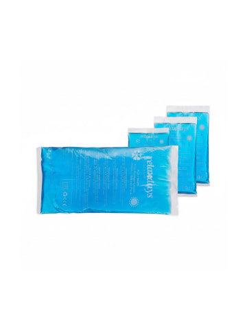 relaxdays 4-tlg. Kühlpad Set in Blau