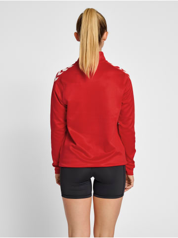 Hummel Halbreißverschluss Sweatshirt Hmlcore Damen in TRUE RED