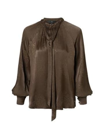 Mart Visser Bension Bluse Dunkelbraun