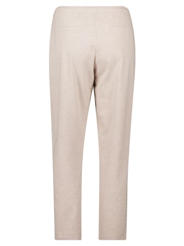 BETTY & CO Schlupfhose mit Bindegürtel in Beige