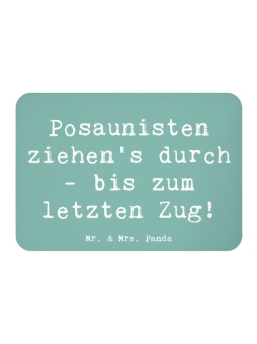 Mr. & Mrs. Panda Magnet Spruch Trombone Durchzieher mit Spruch in Meeresbrise