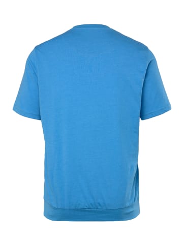Men Plus Kurzarm T-Shirt in himmelblau