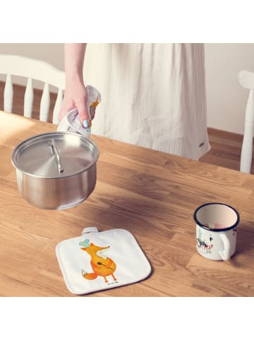 Mr. & Mrs. Panda Topfuntersetzer Fuchs Koch ohne Spruch in Weiß