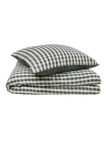 Schöner Wohnen Kollektion Percal Bettwäsche VICHY in Anthrazit