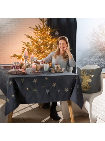 Erwin Müller Tischläufer in anthrazit