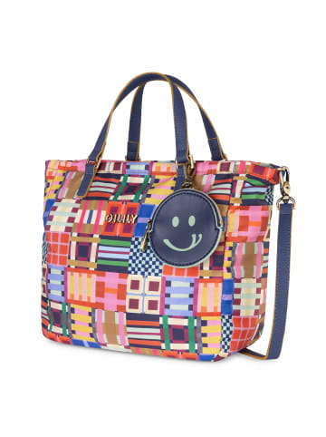 Oilily Tartan Tape Haidy Shopper Tasche 26 cm in wedgewood