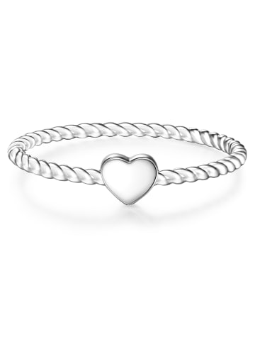 Glanzstücke München Ring Herz aus Sterling Silber in silber