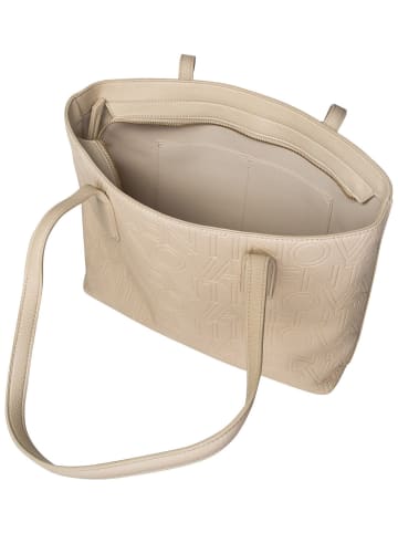 Valentino Bags Shopper Pansy PG01 in Ecru