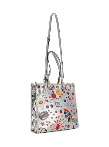 myMo Women Tote Bag in Silver