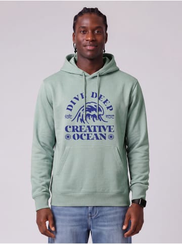 wat? Apparel Sweatshirt Creative Ocean in Aloe