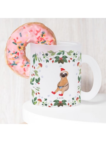 Mr. & Mrs. Panda Teetasse Faultier Kakao ohne Spruch in Transparent