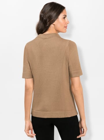 WITT WEIDEN Stehkragenpullover in camel