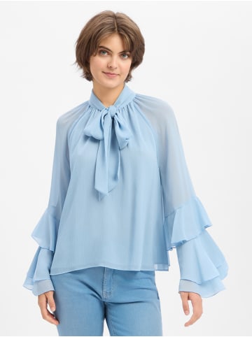 Vera Mont Schluppenbluse in hellblau