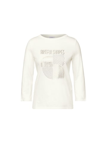 Cecil Langarmshirt in vanilla white