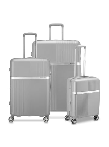 Roncato Airglam 4 Rollen Kofferset 3-teilig mit Dehnfalte in grigio perla