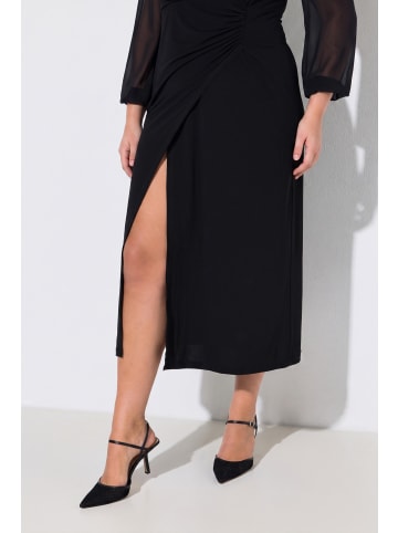 MIAMODA Midikleid in schwarz