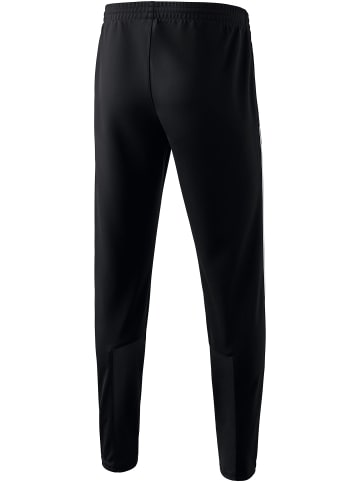erima Unisex Erwachsene Trainingshose mit Wadeneinsatz & Piping 2.0 in schwarz