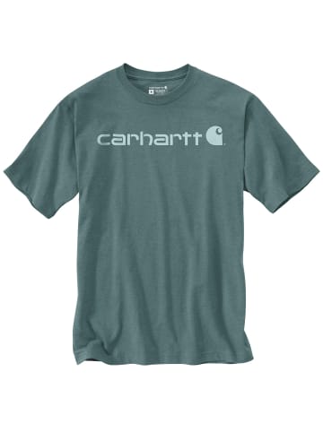 CARHARTT  Logo T-Shirt in petrol