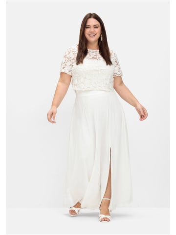 sheego Chiffonrock in offwhite