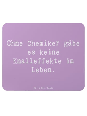 Mr. & Mrs. Panda Mouse Pad Spruch Chemiker Knalleffekte mit Spruch in Lavendeltraum