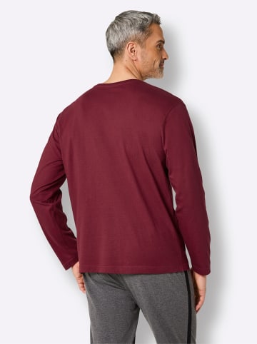 WITT WEIDEN Schlafanzug-Shirt in dunkelrot