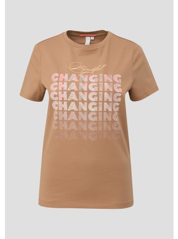 QS T-Shirt in 84D1_sandstein