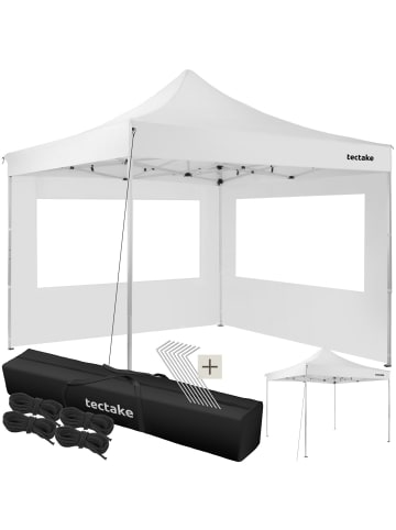 tectake Gartenzelt 3 x 3 m, inklusive Spannseile, Heringe und Tragetasche