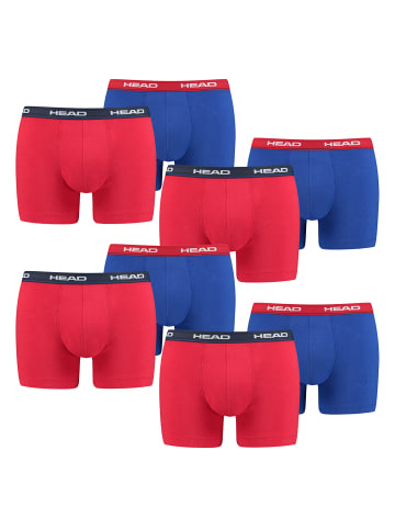 HEAD Boxershorts Basic Boxer 8P in White/Blue/Red