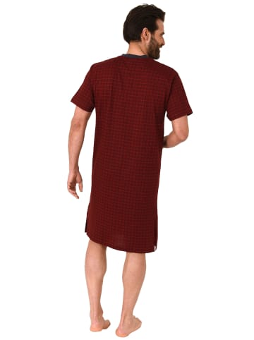 NORMANN Kurzarm Nachthemd - 88122 in rot