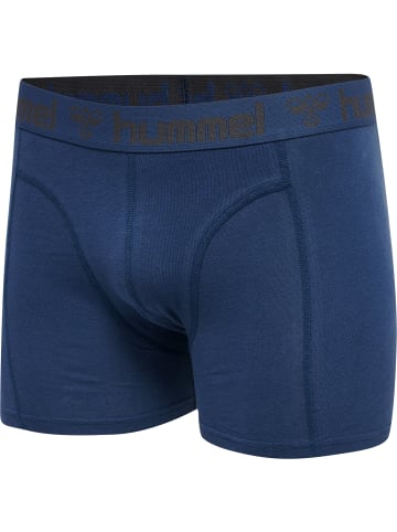 Hummel Boxershorts Hmlmarston 4-Pack Boxers in BLACK/INSIGINA BLUE