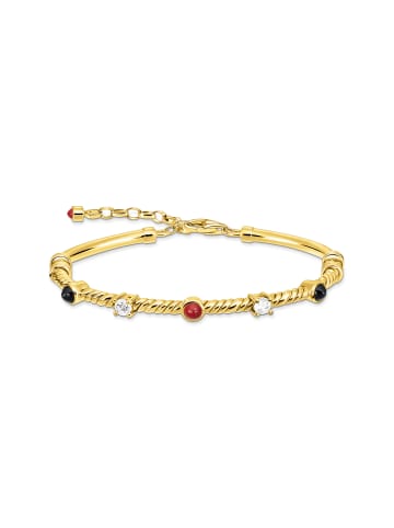 Thomas Sabo Armband in gelbgoldfarben, weiß, schwarz, rot