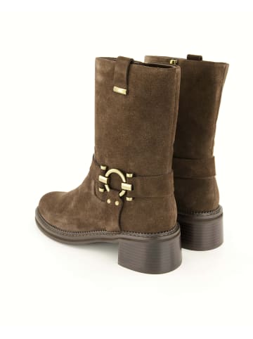 Regarde le Ciel Biker Boots in Braun