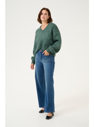 Kaffe Strickpullover KAtrina in Garden Topiary Melange