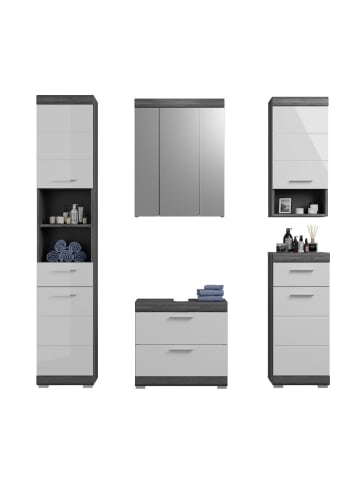 ebuy24 Weiß 164 x 34 cm