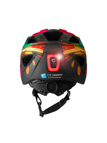 Crazy Safety Fahrradhelm Cool Splash in 0303 Orange Black Yellow