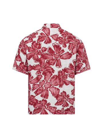 Marc O'Polo Hemd in bordeaux ecru - 0001