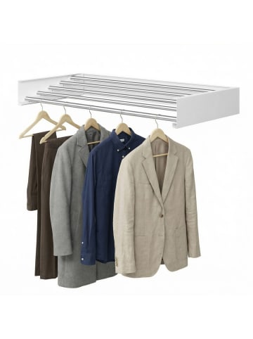 SONGMICS Wäscheständer Bunji in Weiß - (B)100 x (H)10.5 x (T)50 cm