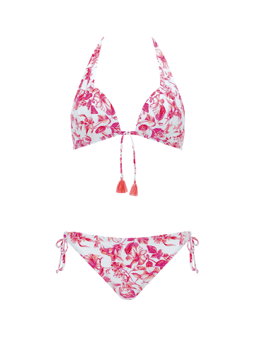 Olympia Bikini in weiss/pink
