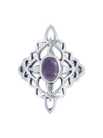 mantraroma 925er Silber - Ringe mit Amethyst