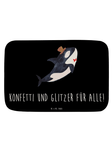 Mr. & Mrs. Panda Badvorleger Orca Zylinder mit Spruch in Schwarz