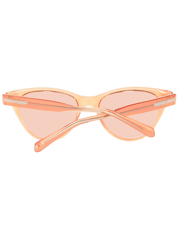 Benetton Damen Sonnenbrillen Schmetterling Orange