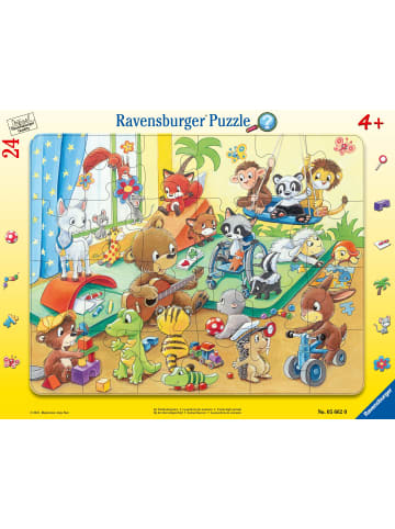 Ravensburger Ravensburger Kinderpuzzle - 05662 Im Tierkindergarten - 24 Teile Rahmenpuzzle...