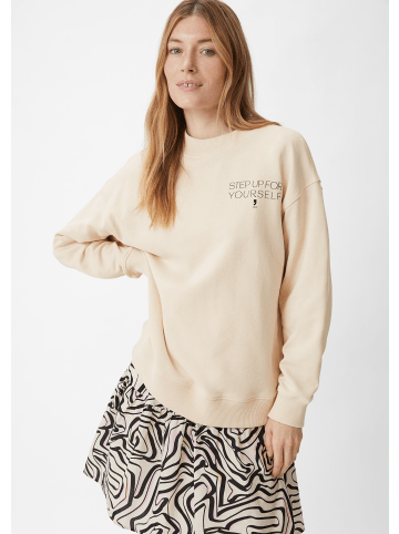 comma CI Sweatshirt langarm in Beige