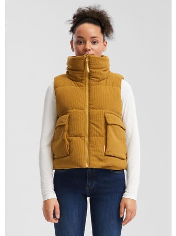 QS Outdoor-Weste in 8504_senf