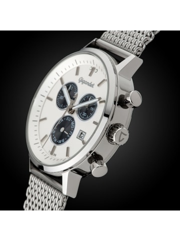 Gigandet Quarzuhr Chronograph "CLASSICO" in Silber/Schwarz