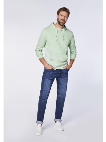 Detto Fatto Hoodie im Basic-Stil in Grün